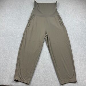 Lululemon Pants Womens 6 Green Align Ribbed Waist Roll Down Cropped Jogger Yoga
